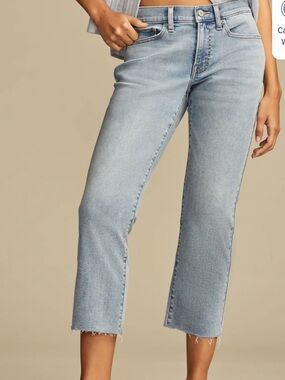 Lucky Brand Cropped Dark Blue Denim Ankle Jeans